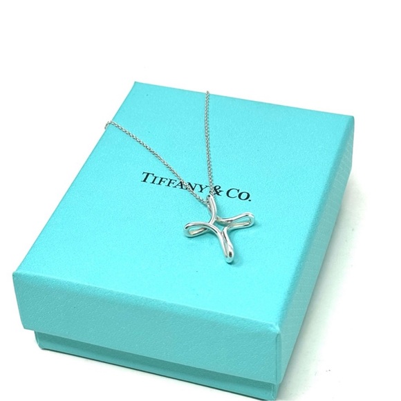 Authentic Tiffany & Co. Elsa Peretti Silver Infinity Necklace - Picture 12 of 15